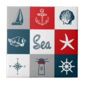 Nautisches Design Fliese (Vorderseite)