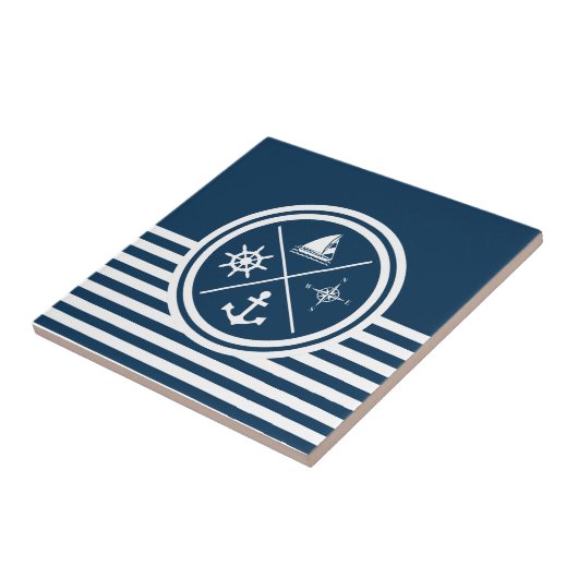 Nautisches Design Fliese (Seite)
