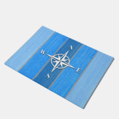 Nautisches Design Fußmatte (Schrägansicht)