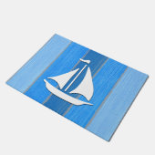 Nautisches Design Fußmatte (Schrägansicht)