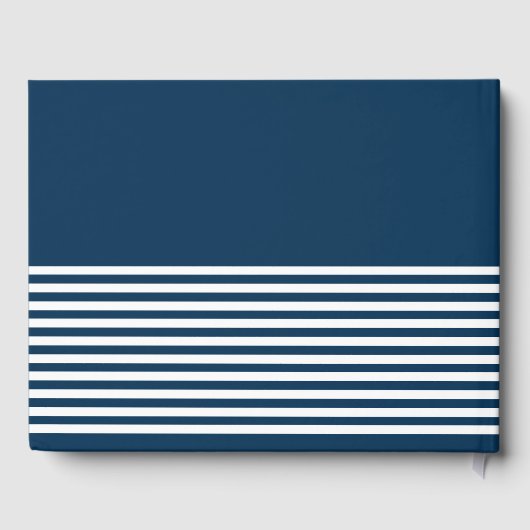 Nautisches Design Gästebuch (Rückseite)