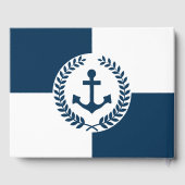 Nautisches Design Gästebuch (Rückseite)