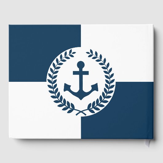 Nautisches Design Gästebuch (Rückseite)