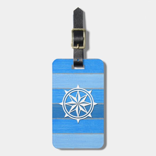 Nautisches Design Gepäckanhänger (Vorderseite vertikal)