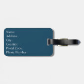 Nautisches Design Gepäckanhänger (Rückseite horizontal)