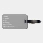 Nautisches Design Gepäckanhänger (Rückseite horizontal)