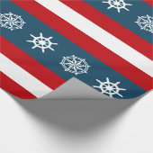 Nautisches Design Geschenkpapier (Ecke)