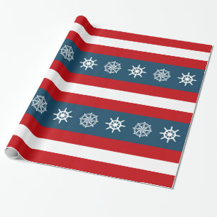 Nautisches Design Geschenkpapier