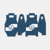 Nautisches Design Geschenkschachtel (Ungefaltet)