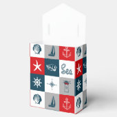 Nautisches Design Geschenkschachtel (Geöffnet)