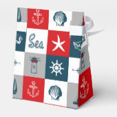 Nautisches Design Geschenkschachtel (Rückseite)