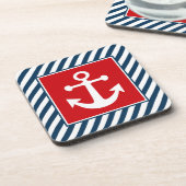 Nautisches Design Getränkeuntersetzer (Linke Seite)