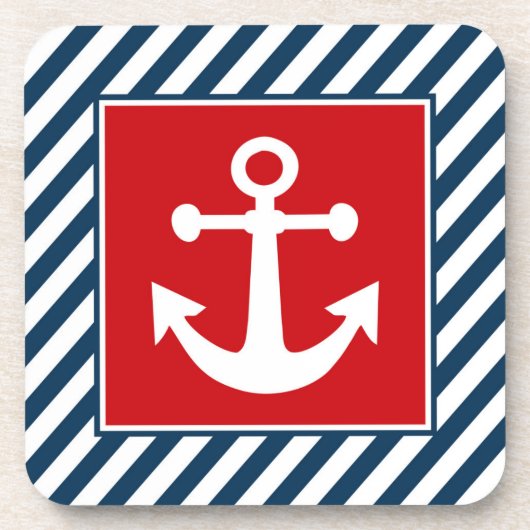 Nautisches Design Getränkeuntersetzer (Vorderseite)