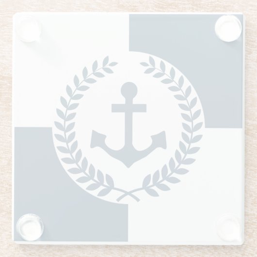 Nautisches Design Glasuntersetzer (Rückseite)