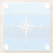 Nautisches Design Glasuntersetzer (Rückseite)