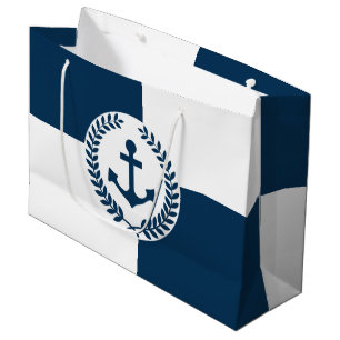 Nautisches Design Große Geschenktüte