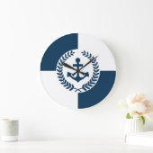 Nautisches Design Große Wanduhr (Zuhause)