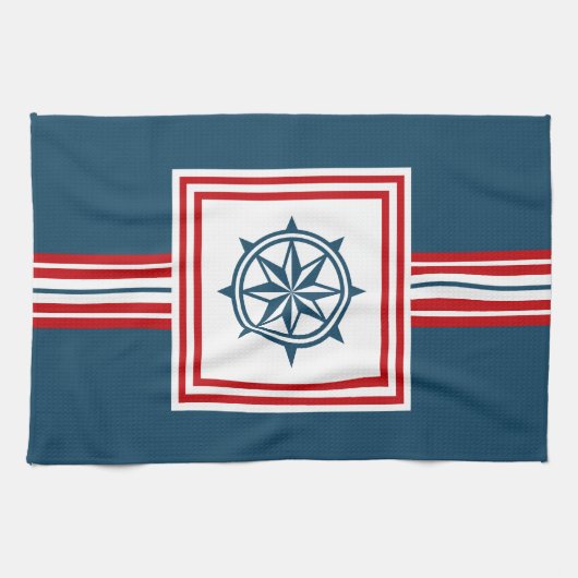 Nautisches Design Handtuch (Horizontal)