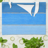 Nautisches Design Handtuch (Gefaltet)