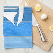 Nautisches Design Handtuch (Viertel Falte)