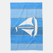 Nautisches Design Handtuch (Vertikal)