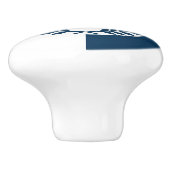 Nautisches Design Keramikknauf (Seitenansicht)