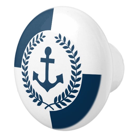 Nautisches Design Keramikknauf (Rechts)