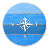 Nautisches Design Keramikknauf (Vorderseite)