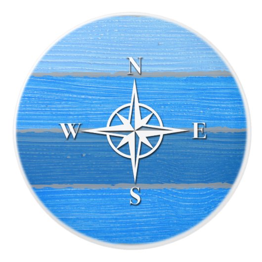 Nautisches Design Keramikknauf (Vorderseite)