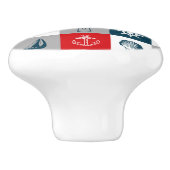 Nautisches Design Keramikknauf (Seitenansicht)