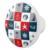 Nautisches Design Keramikknauf (Rechts)