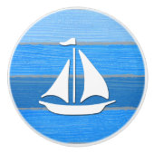 Nautisches Design Keramikknauf (Vorderseite)