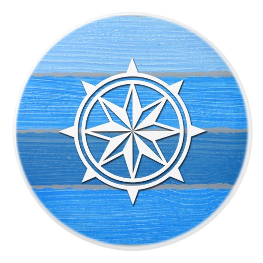 Nautisches Design Keramikknauf (Vorderseite)