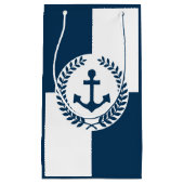 Nautisches Design Kleine Geschenktüte (Vorderseite)