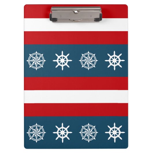 Nautisches Design Klemmbrett (Vorderseite)