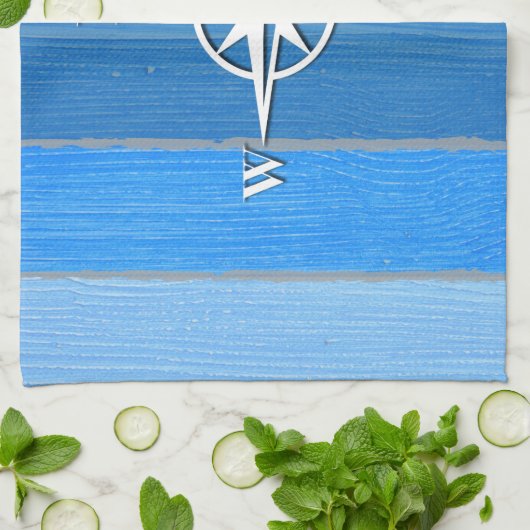 Nautisches Design Küchentuch (Gefaltet)