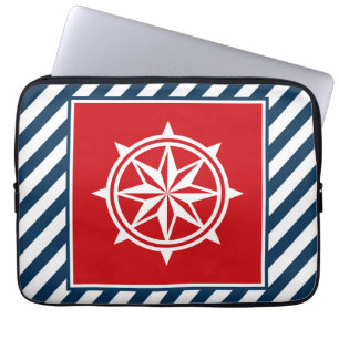 Nautisches Design Laptopschutzhülle