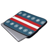 Nautisches Design Laptopschutzhülle (Vorne Knopf)