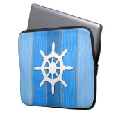 Nautisches Design Laptopschutzhülle (Vorderseite Links)