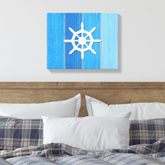 Nautisches Design Leinwanddruck (Insitu (Schlafzimmer))