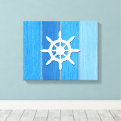 Nautisches Design Leinwanddruck (Insitu (Holzboden))