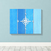 Nautisches Design Leinwanddruck (Insitu (Holzboden))