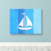 Nautisches Design Leinwanddruck (Insitu (Holzboden))