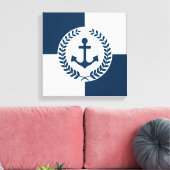 Nautisches Design Leinwanddruck (Insitu (Wohnzimmer))