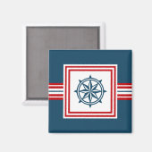 Nautisches Design Magnet (Vorderseite/Rückseite)
