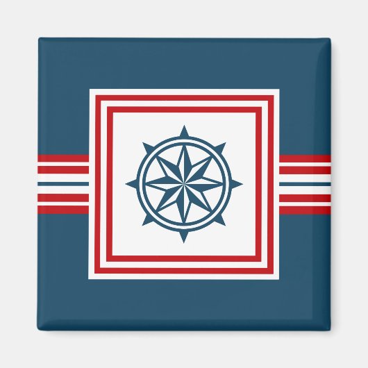 Nautisches Design Magnet (Vorne)