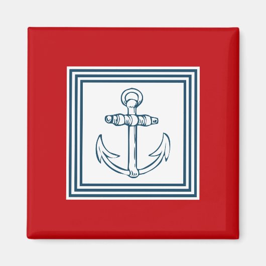 Nautisches Design Magnet (Vorne)