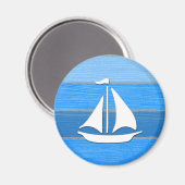 Nautisches Design Magnet (Vorderseite/Rückseite)
