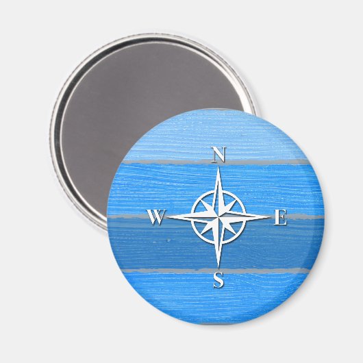 Nautisches Design Magnet (Vorderseite/Rückseite)