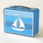 Nautisches Design Metall Lunch Box (Rückseite)